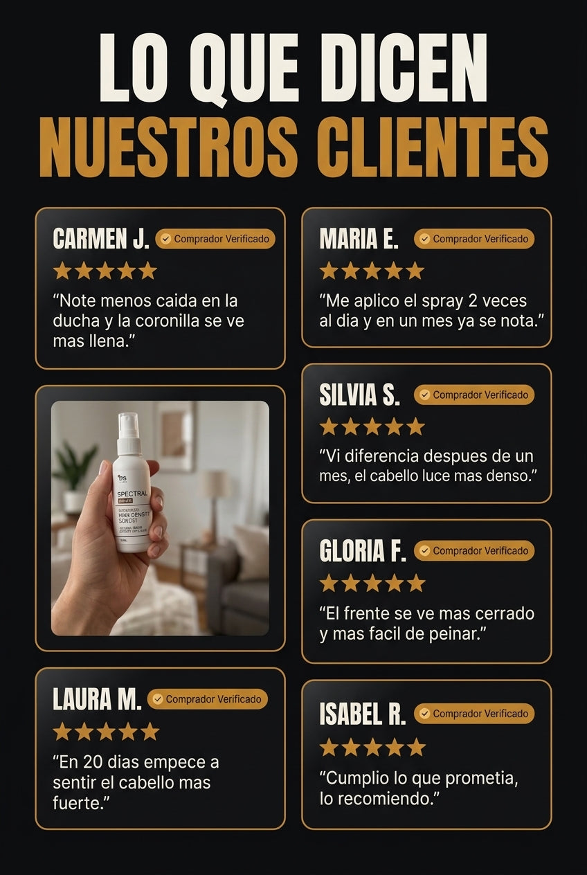 Reseñas verificadas de clientes - densidad capilar