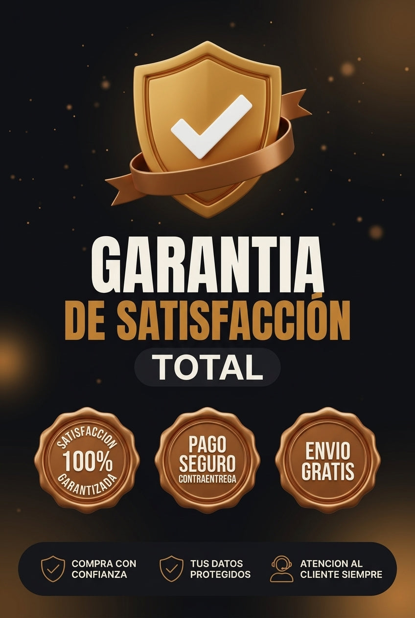 Garantía de satisfacción total 30 días