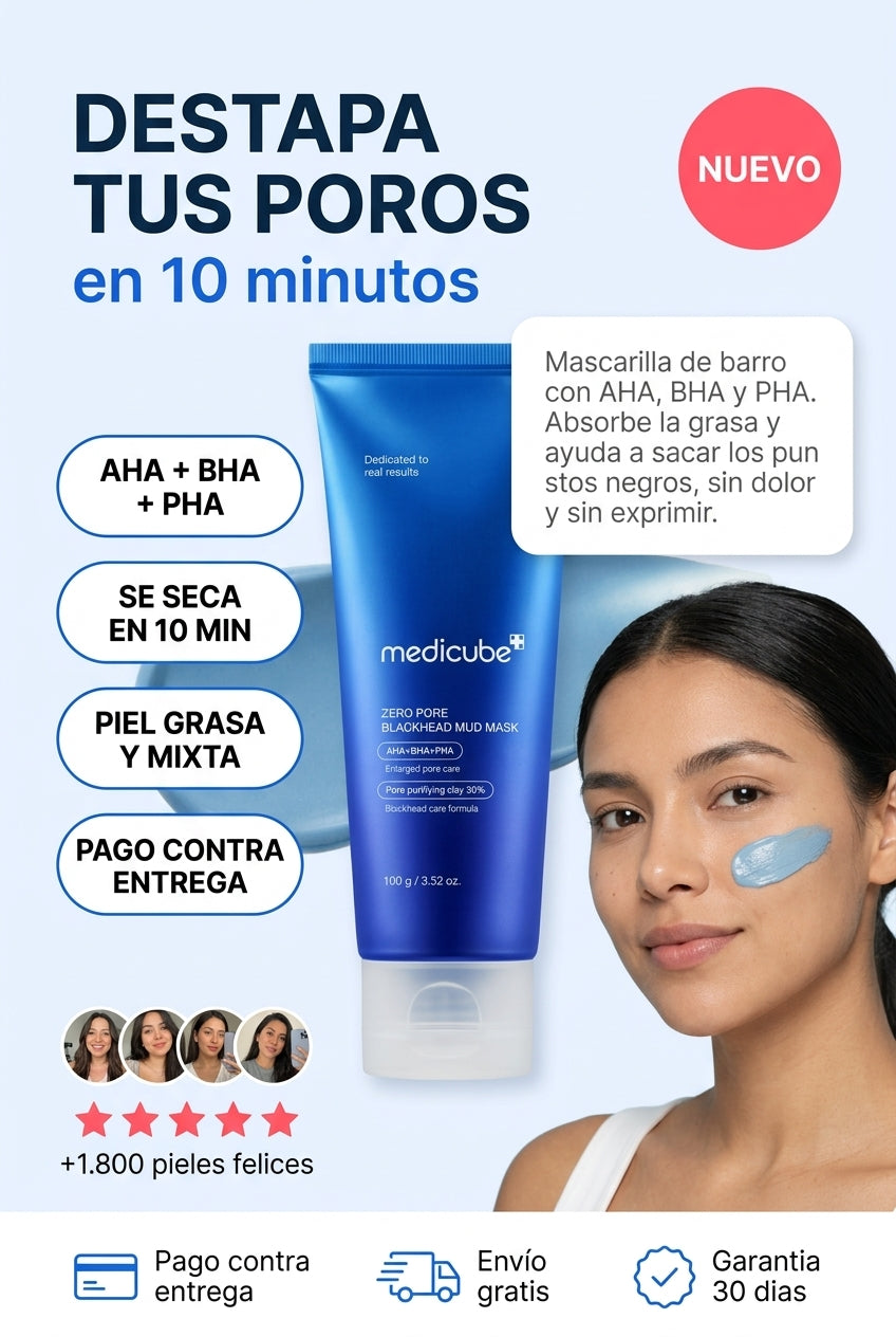 Mascarilla Medicube Zero Pore destapa los poros en 10 minutos