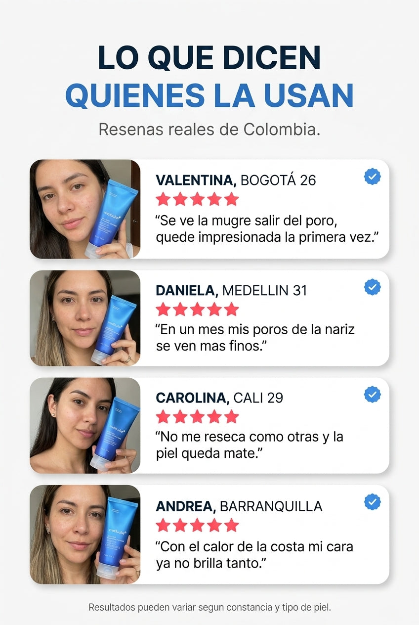 Resenas reales de clientas en Colombia