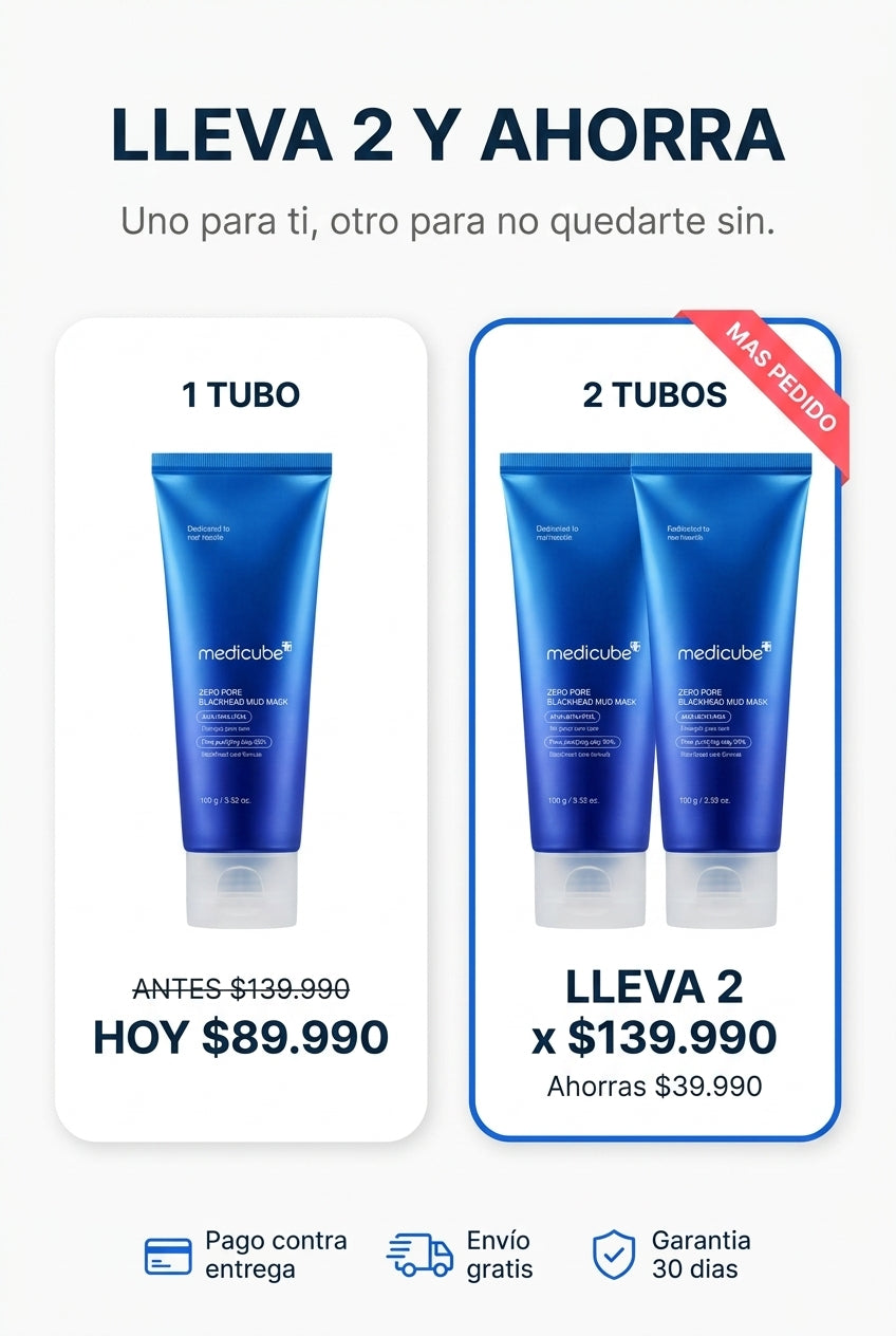 Oferta: 1 tubo 89.990 o lleva 2 por 139.990