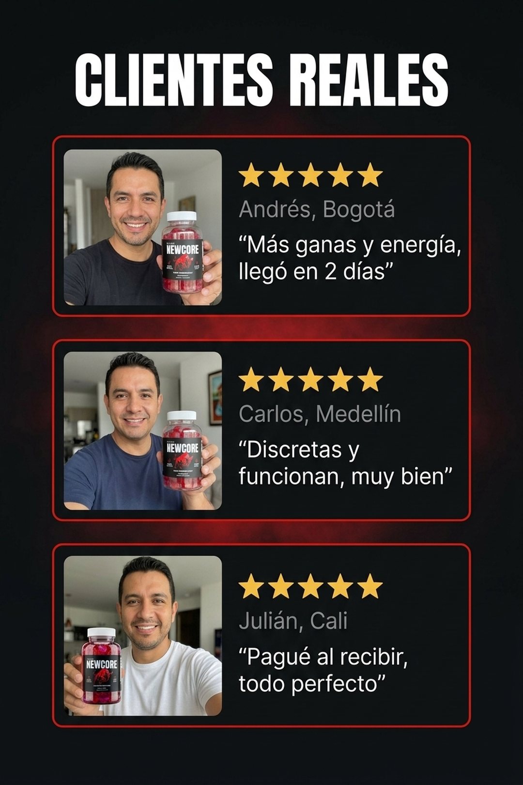 Clientes reales