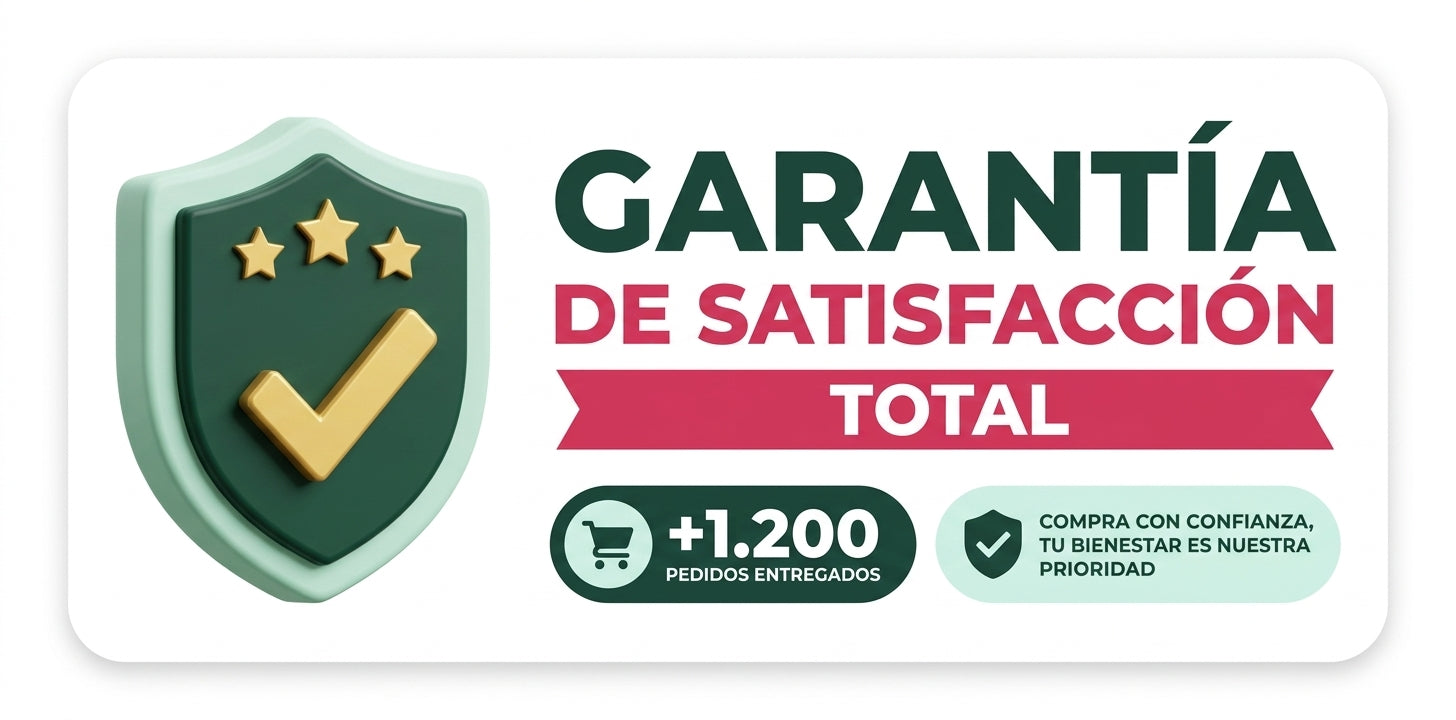 Garantía de satisfacción total · Pago contra entrega